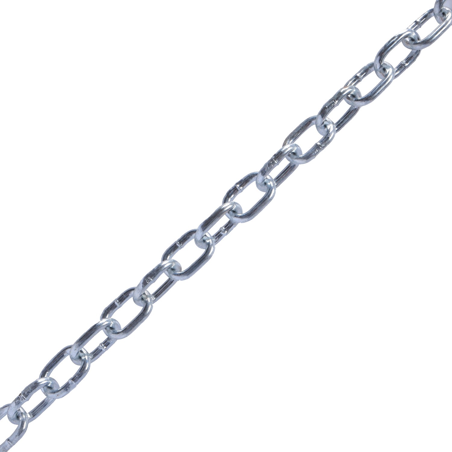 slide 2 of 5, RELIABILT 10.0-ft x 2/0 Welded Zinc plated Steel Chain (By-the-Roll), 1 ct