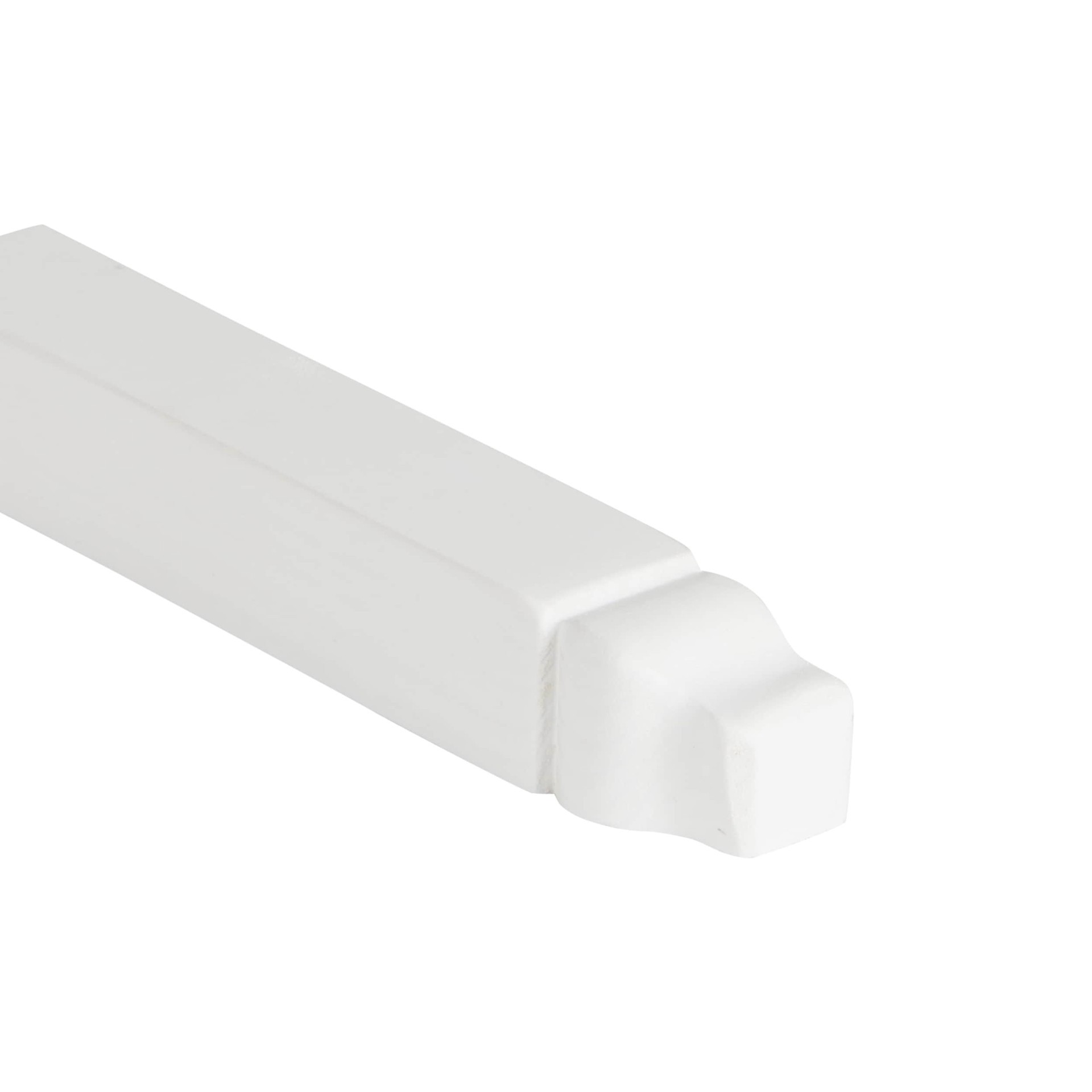 slide 4 of 6, Ornamental Mouldings 6-1/2-in x 1-1/8-in Interior Primed Colonial 1895 Inside corner Baseboard Moulding Block, 1 ct