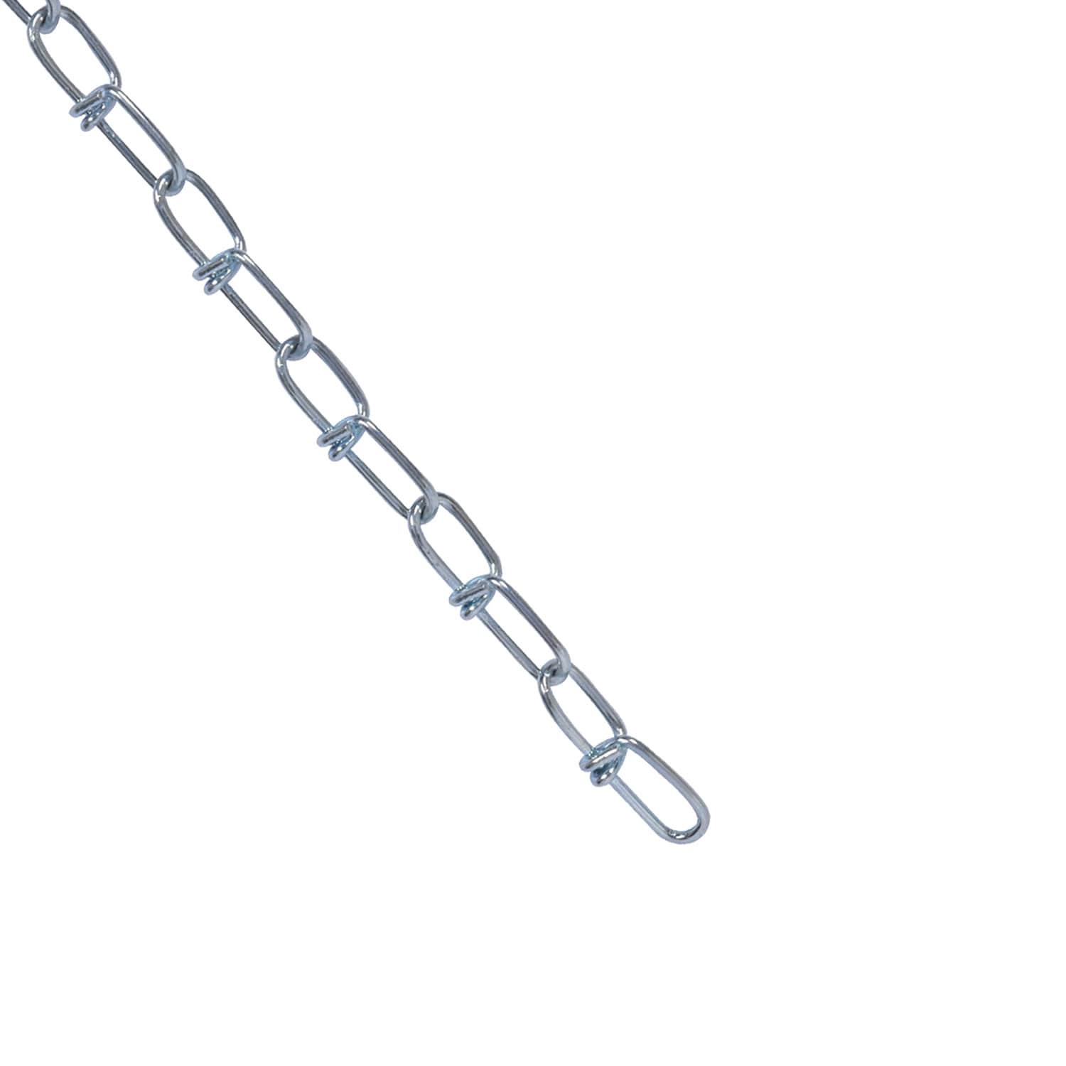 slide 2 of 5, RELIABILT 15.0-ft x #3 Weldless Zinc plated Steel Chain (By-the-Roll), 1 ct
