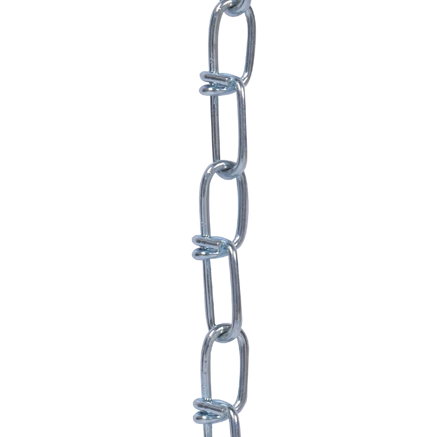 slide 3 of 5, RELIABILT 15.0-ft x #3 Weldless Zinc plated Steel Chain (By-the-Roll), 1 ct