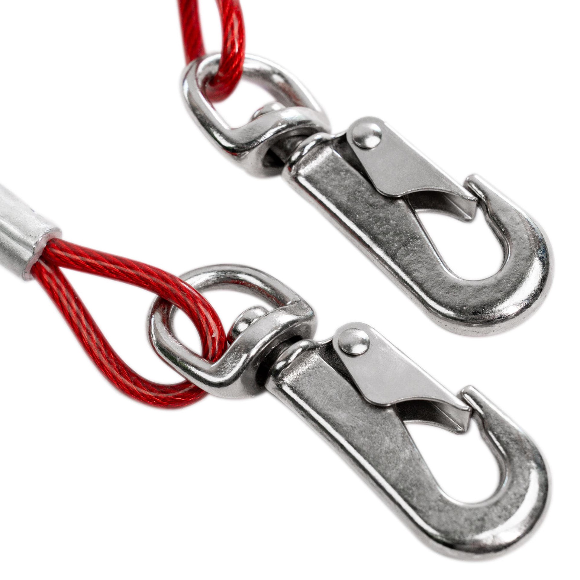 slide 6 of 6, RELIABILT 75.0-ft x 3/16-in Weldless Galvanized-red vinyl coated Steel Cable (By-the-Roll), 1 ct