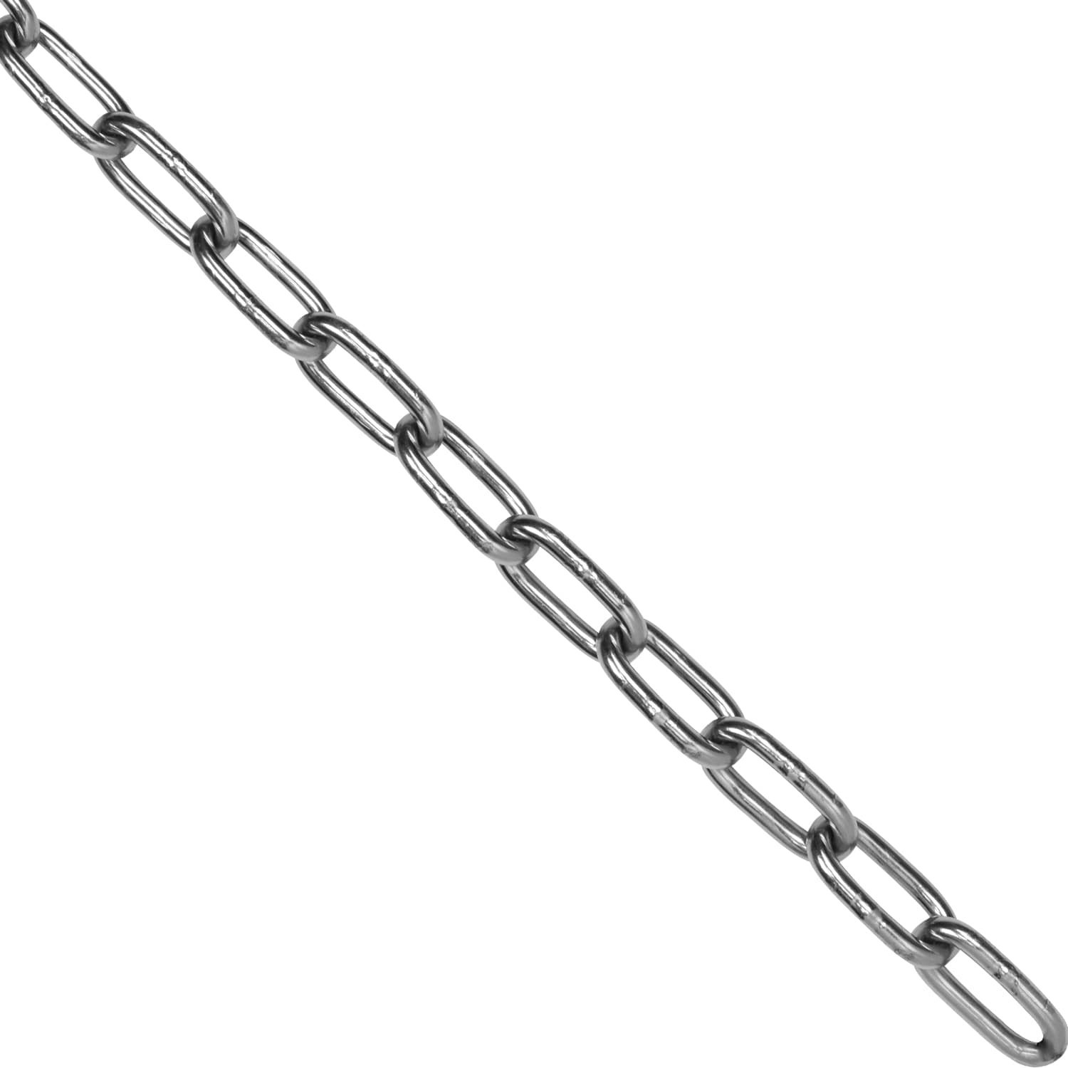 slide 2 of 5, RELIABILT 10.0-ft x Welded Polished Steel Chain (By-the-Roll), 1 ct