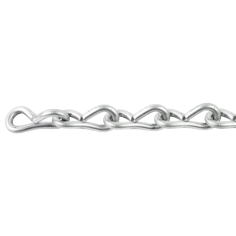 slide 2 of 4, RELIABILT 15.0-ft x #14 Weldless Zinc plated Steel Chain (By-the-Roll), 1 ct