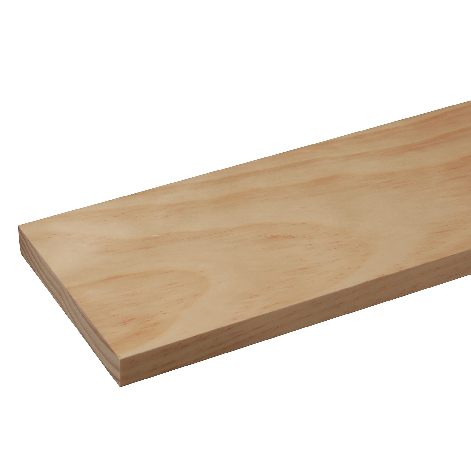 slide 1 of 6, RELIABILT 3/8-in x 6-in x 3-ft Unfinished Clear S4S Pine Common Softwood Board, 1 ct