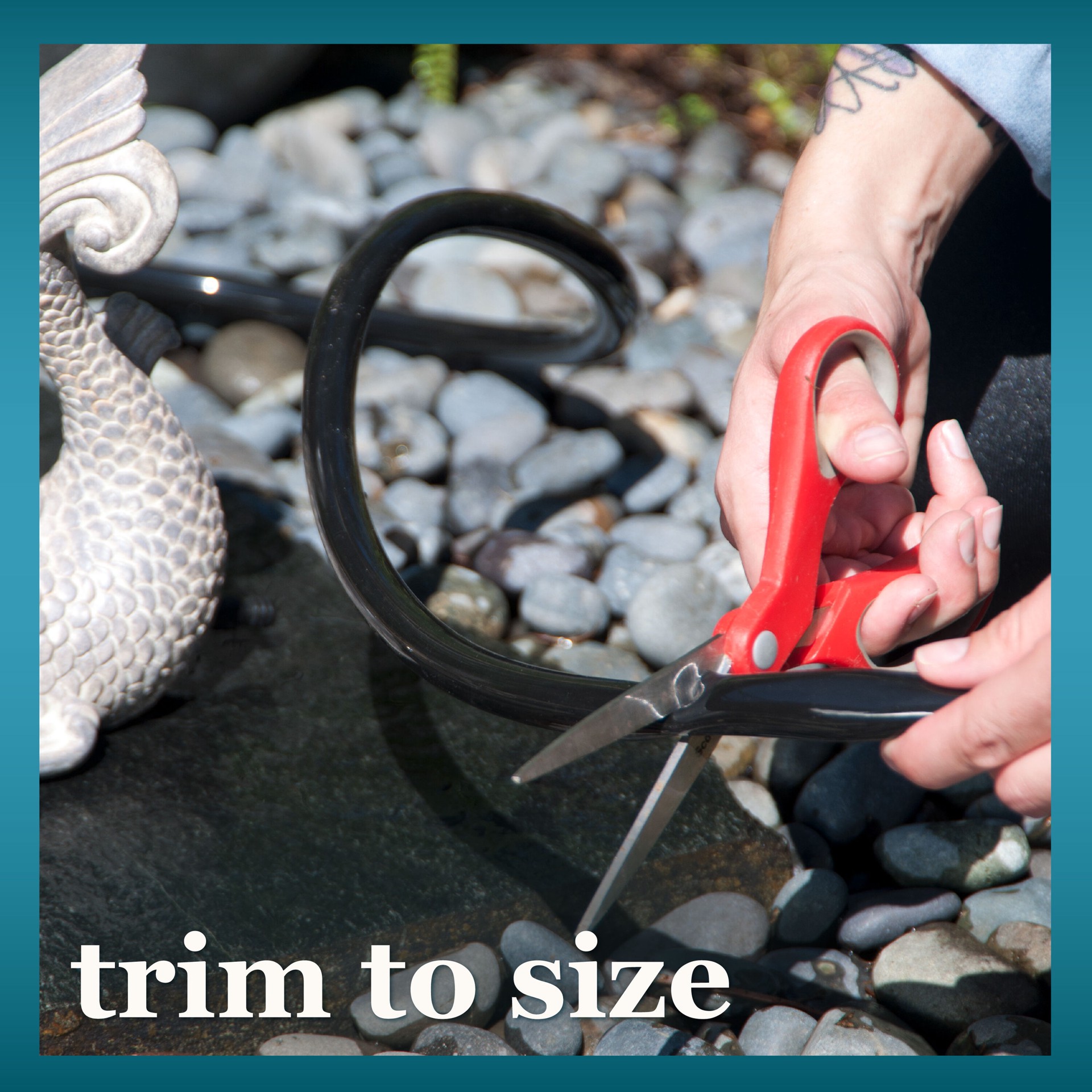 slide 5 of 6, smartpond 1/2-in ID 240-in x 0.5-in x 0.5-in Black Plastic Pond Tubing, 1 ct