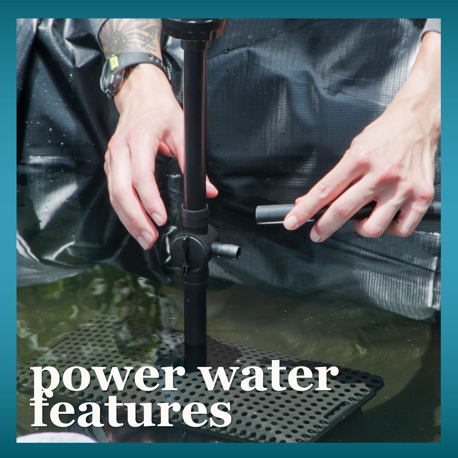 slide 6 of 6, smartpond 1/2-in ID 240-in x 0.5-in x 0.5-in Black Plastic Pond Tubing, 1 ct