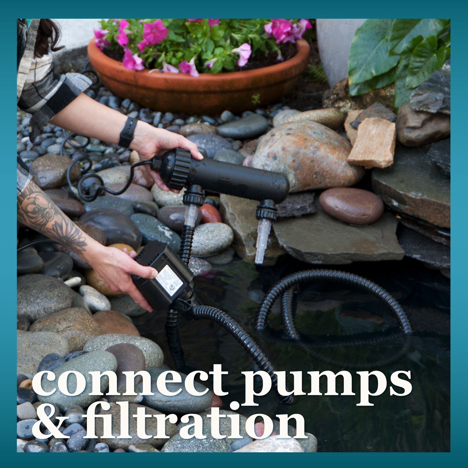 slide 6 of 6, smartpond 3/4-in ID 240-in x 0.75-in x 0.75-in Black PVC Pond Tubing, 1 ct