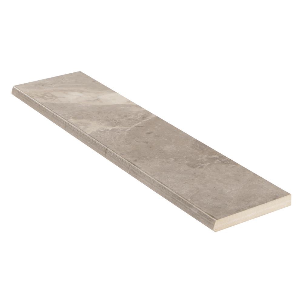 slide 1 of 6, Mohawk ForeverStyle Gray Marble 3-in x 12-in Matte Porcelain Bullnose Tile ( 0.22-sq ft / Piece ), 1 ct