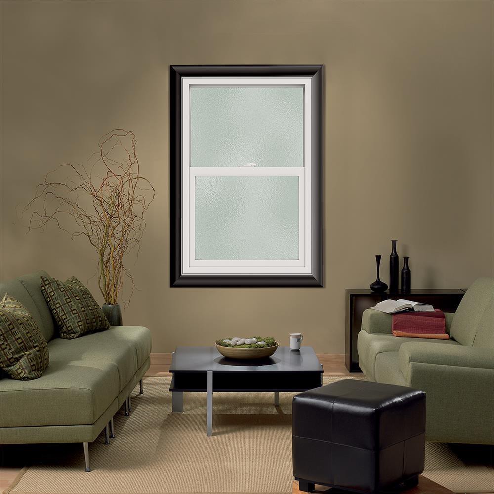 slide 4 of 6, JELD-WEN Premium Atlantic Vinyl 23-1/2-in x 35-1/2-in White Exterior Vinyl New Construction Single Hung Window Impact Resistant Low-E Double Pane Glass (Half Screen Included) Hurricane Approved, 1 ct