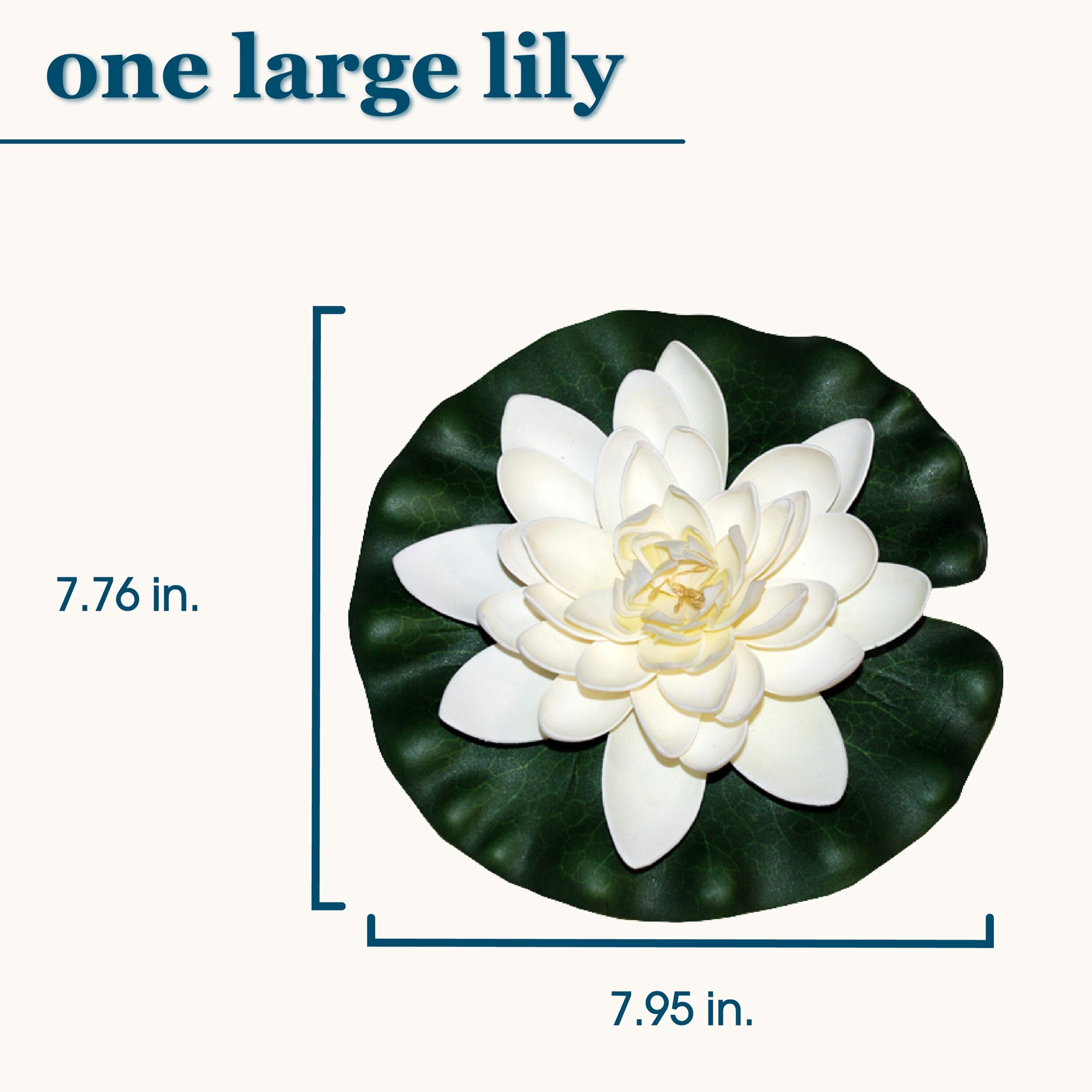 slide 4 of 6, smartpond 3.0-in x 3.0-in x 3.0-in Multicolored Plastic Pond Lilies, 1 ct