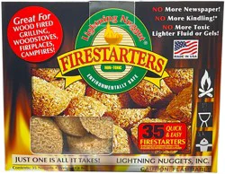 Lightning Nuggets 2-lb Natural Firestarter 35 -Pack