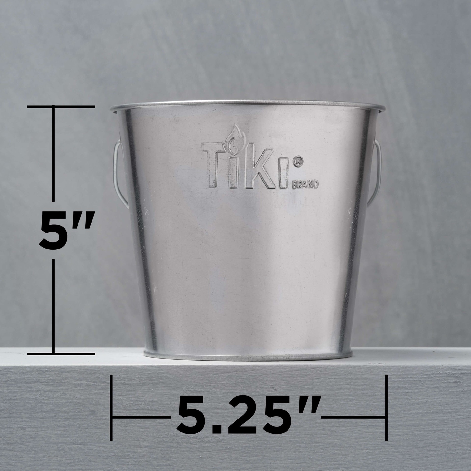 slide 5 of 5, TIKI TIKI Brand BiteFighter 1 -Wick Silver Tabletop Citronella Candle, 1 ct