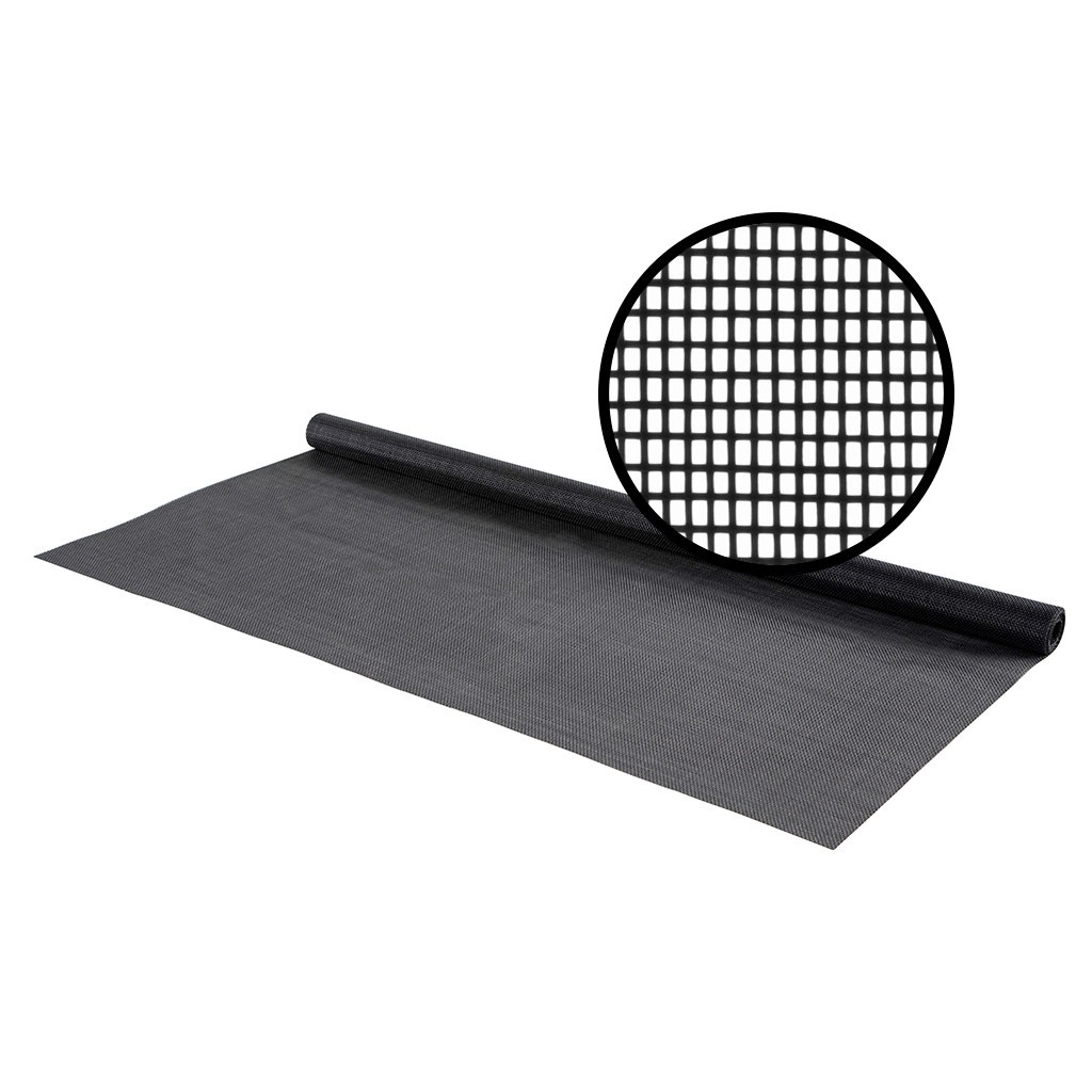 slide 5 of 6, M-D 4-ft x 7-ft Charcoal Polyester Screen mesh, 1 ct