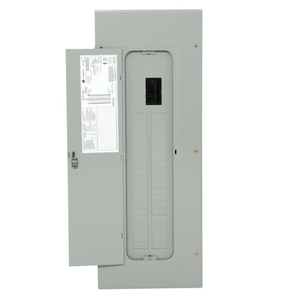 slide 3 of 6, GE PowerMark Gold 200 -Amp 40 -Spaces 80 -Circuit Indoor Main Breaker Load Center (Value Pack), 1 ct