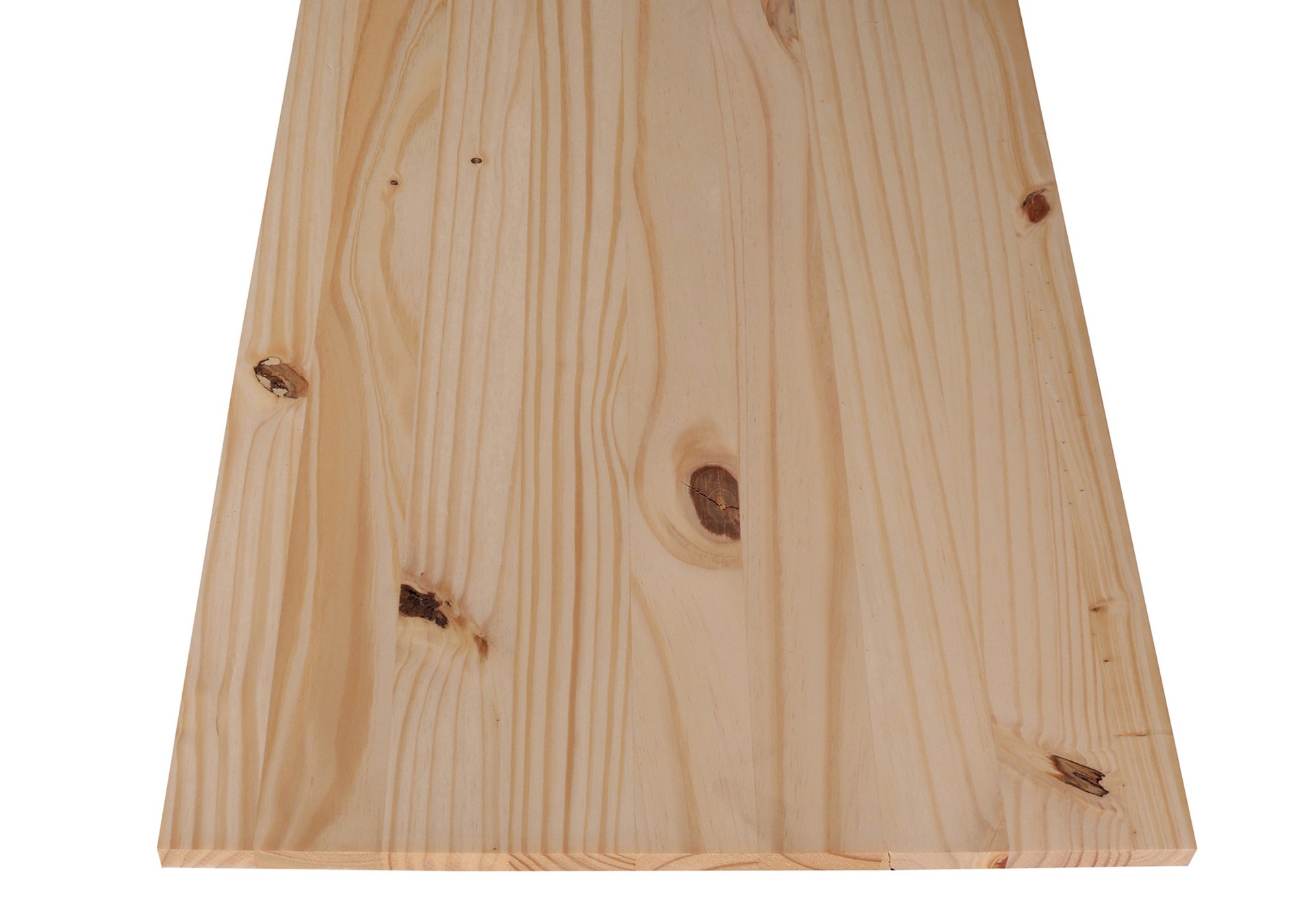 slide 3 of 6, RELIABILT 3/4-in x 16-in x 3-ft Unfinished Stain grade S4S Spruce pine fir Edge-glued Softwood Board, 1 ct