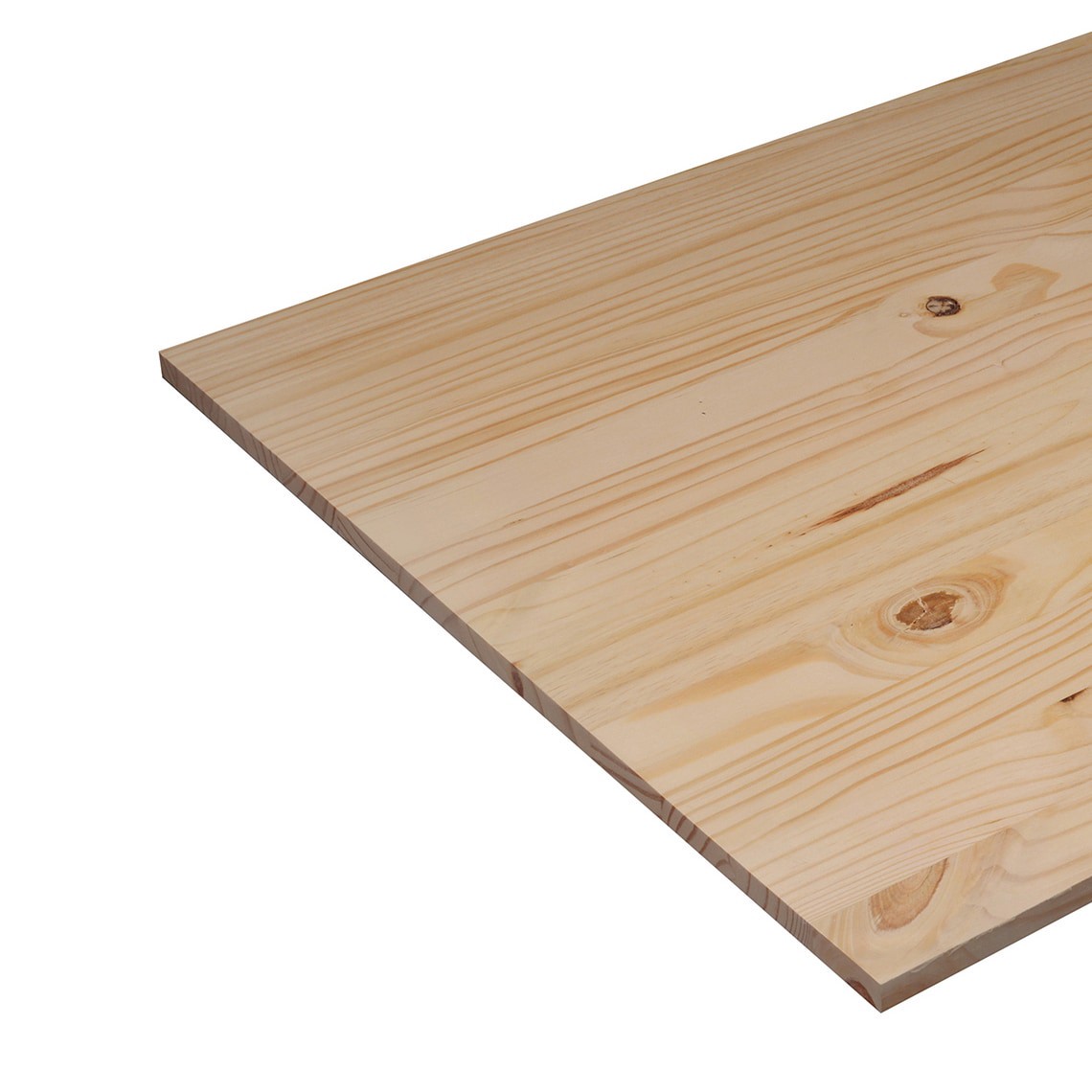 slide 1 of 6, RELIABILT 3/4-in x 20-in x 3-ft Unfinished Stain grade S4S Spruce pine fir Edge-glued Softwood Board, 1 ct