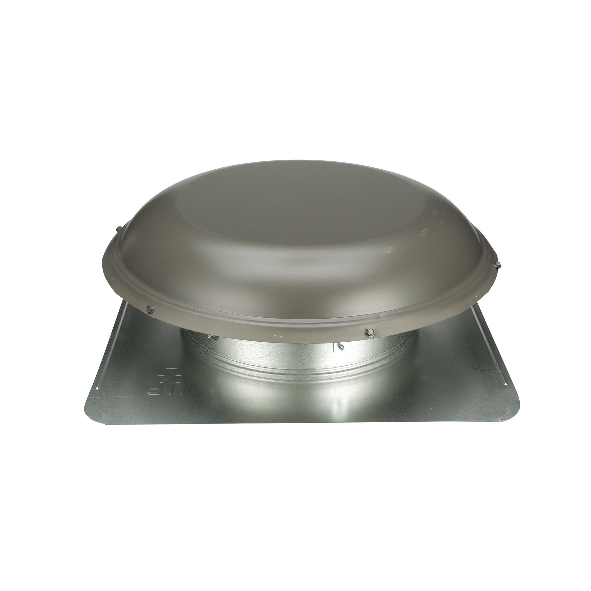 slide 6 of 6, Air Vent Weatherwood Galvanized steel Round Roof Louver, 1 ct