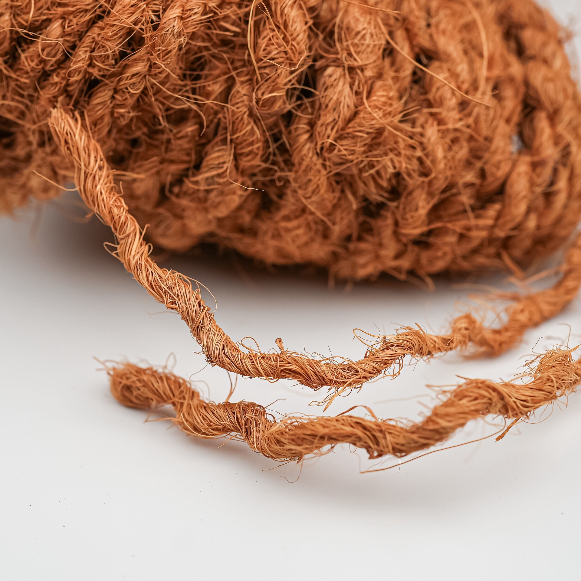 slide 3 of 6, RELIABILT 50.0-ft x 0.187-in Twisted Coconut husk Rope (By-the-Roll), 1 ct