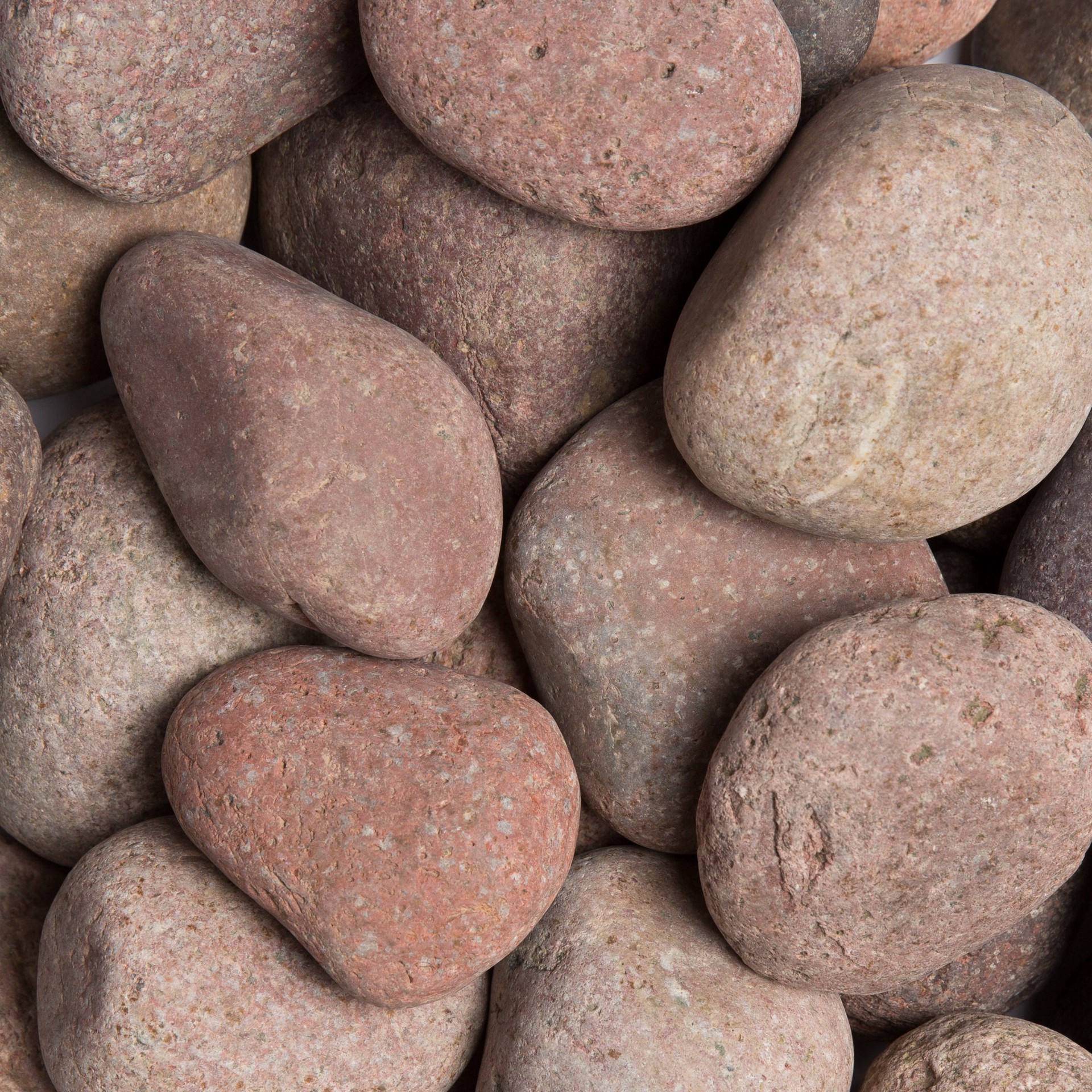 slide 3 of 6, Beach Pebble Company 0.4 Cubic feet 30-lb Red Mexican beach pebbles ( 0.5 - 3.0-in Rock Size ), 1 ct