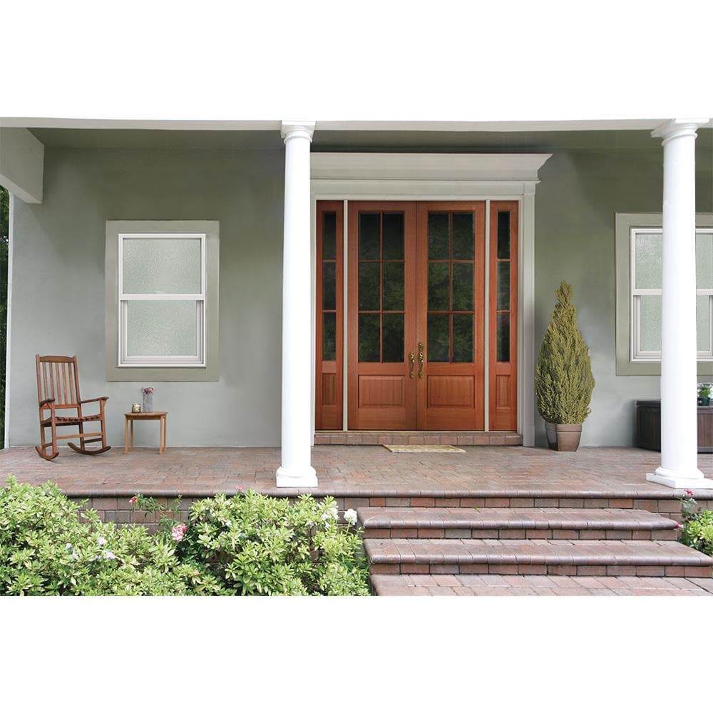 slide 3 of 6, JELD-WEN Premium Atlantic Vinyl 35-3/4-in x 24-3/4-in White Exterior Vinyl New Construction Single Hung Window Impact Resistant Low-E Double Pane Glass (Half Screen Included) Hurricane Approved, 1 ct