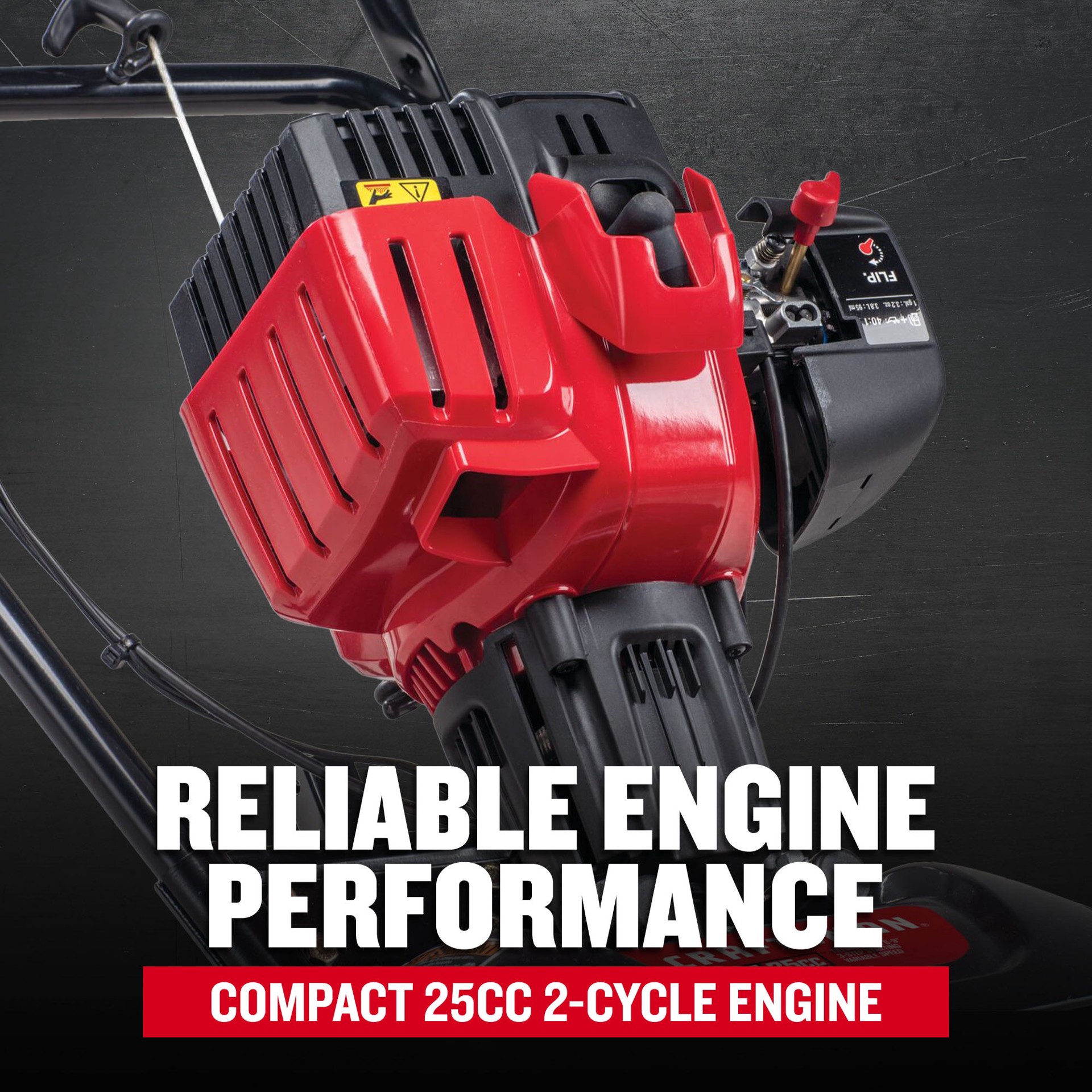 slide 4 of 6, CRAFTSMAN 25-cc 2-cycle 9-in Forward-rotating Gas Cultivator, 1 ct