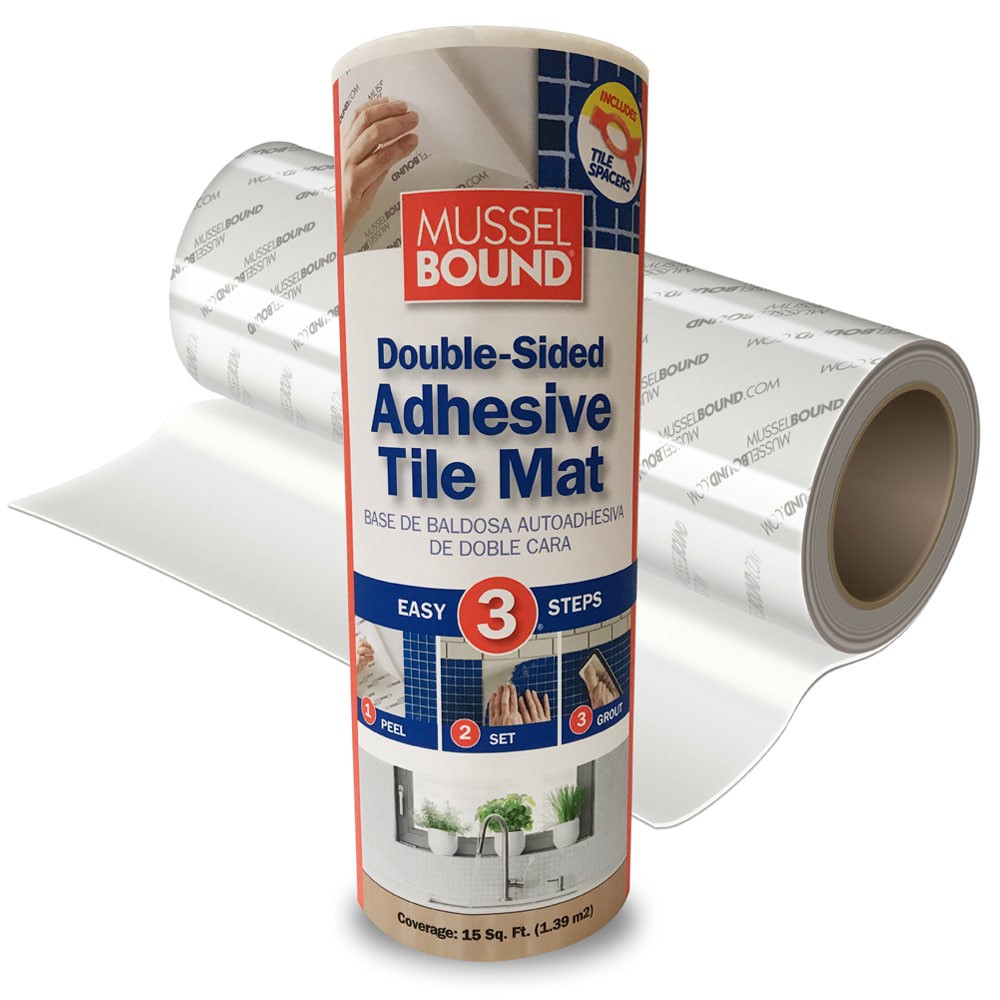 slide 3 of 6, MusselBound Double-Sided Adhesive 180-in x 12-in Setting mat, 1 ct