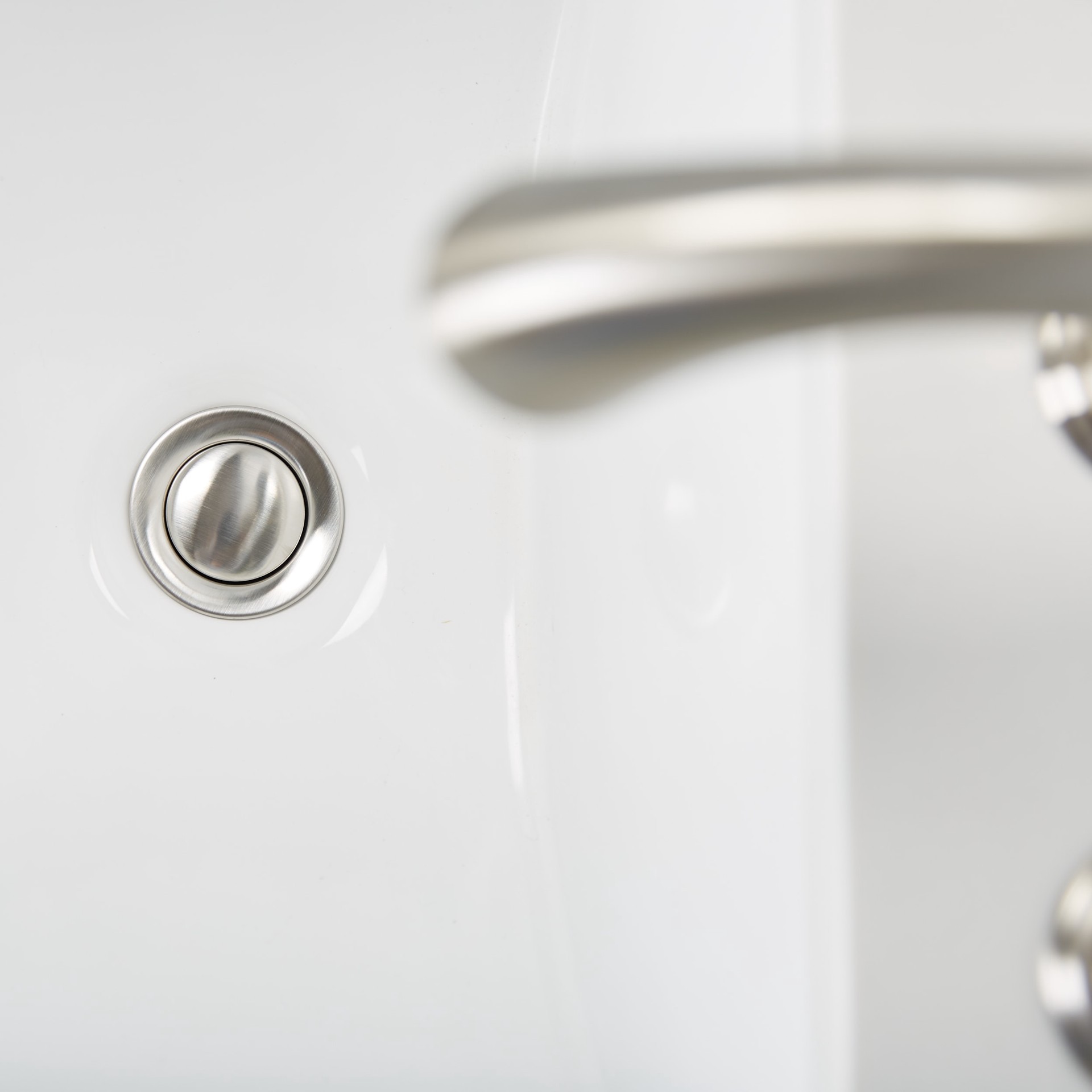 slide 2 of 6, Project Source Dover Brushed Nickel Widespread 2-handle WaterSense Mid-arc Residential Handle Bathroom Sink Faucet with Drain, 1 ct