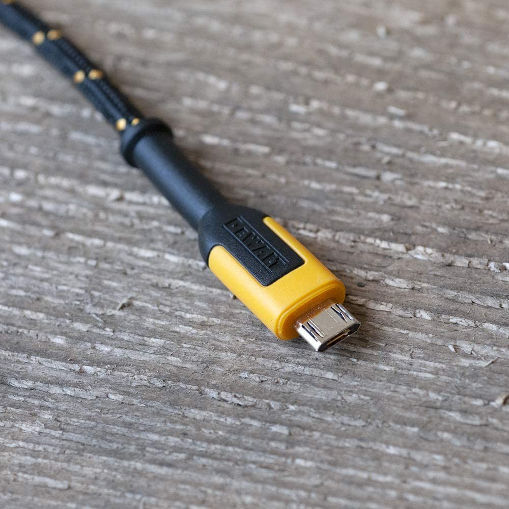 slide 3 of 6, DEWALT 6-ft USB Micro Black Cable, 1 ct
