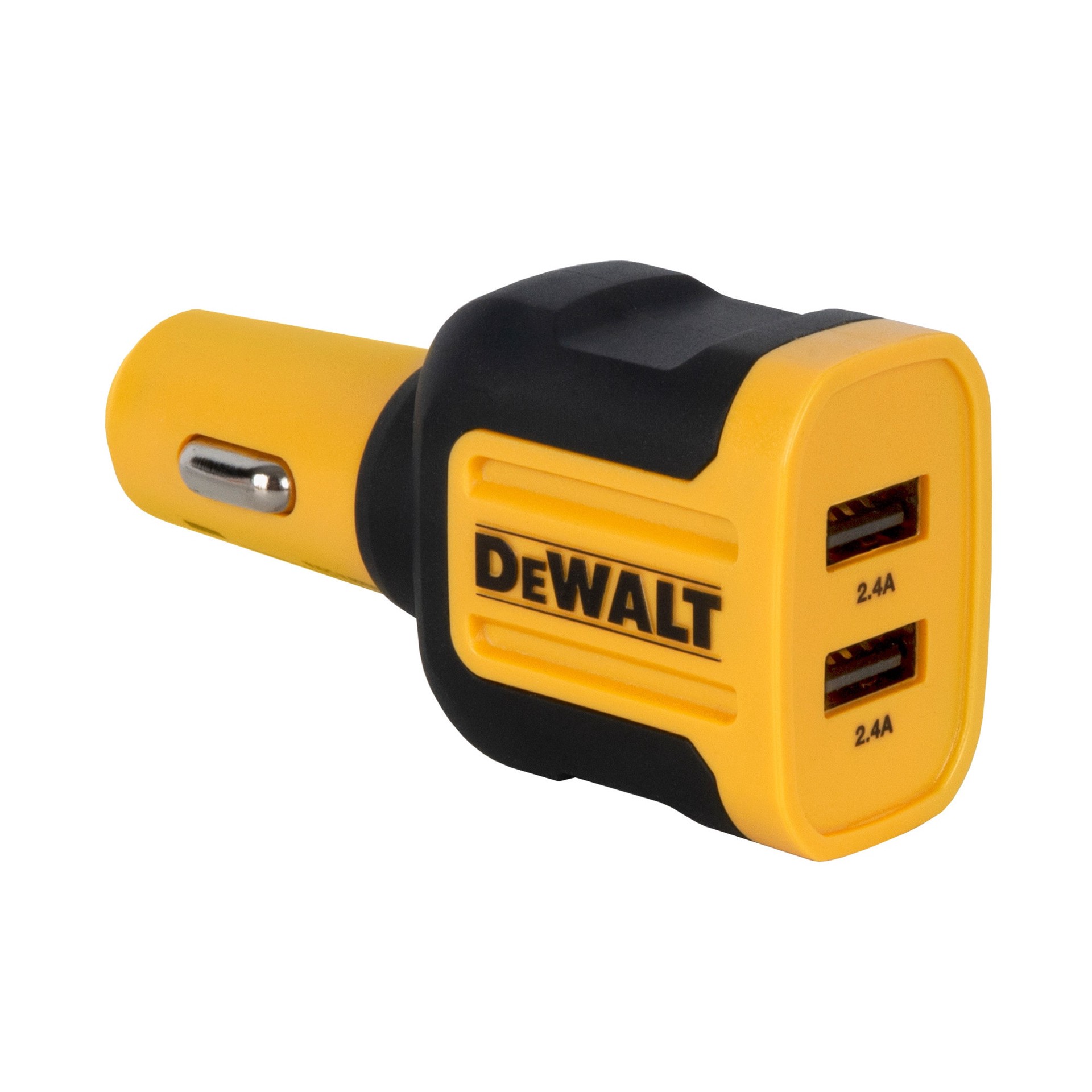 slide 5 of 6, DEWALT USB-A Car Charger 2-Ports, 1 ct