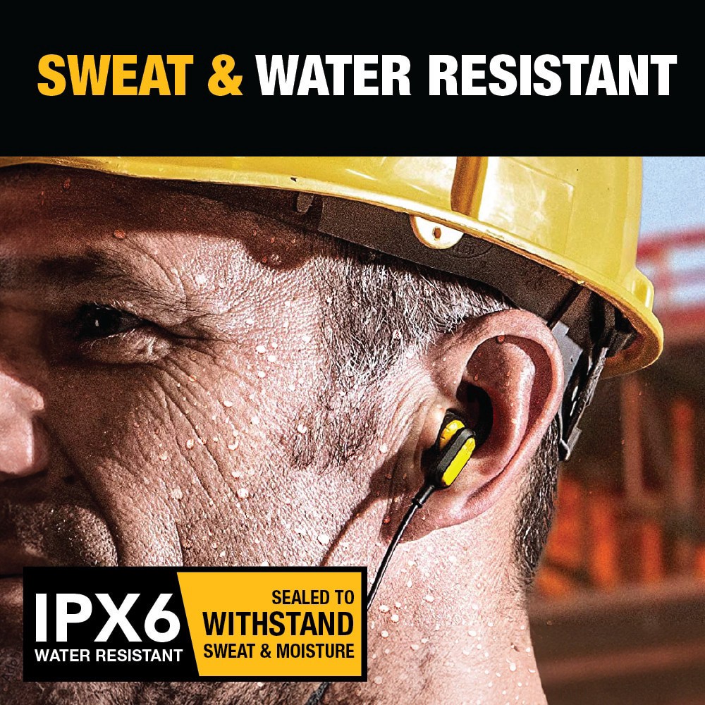 slide 2 of 6, DEWALT Jobsite Pro Earbud Headphones, 1 ct