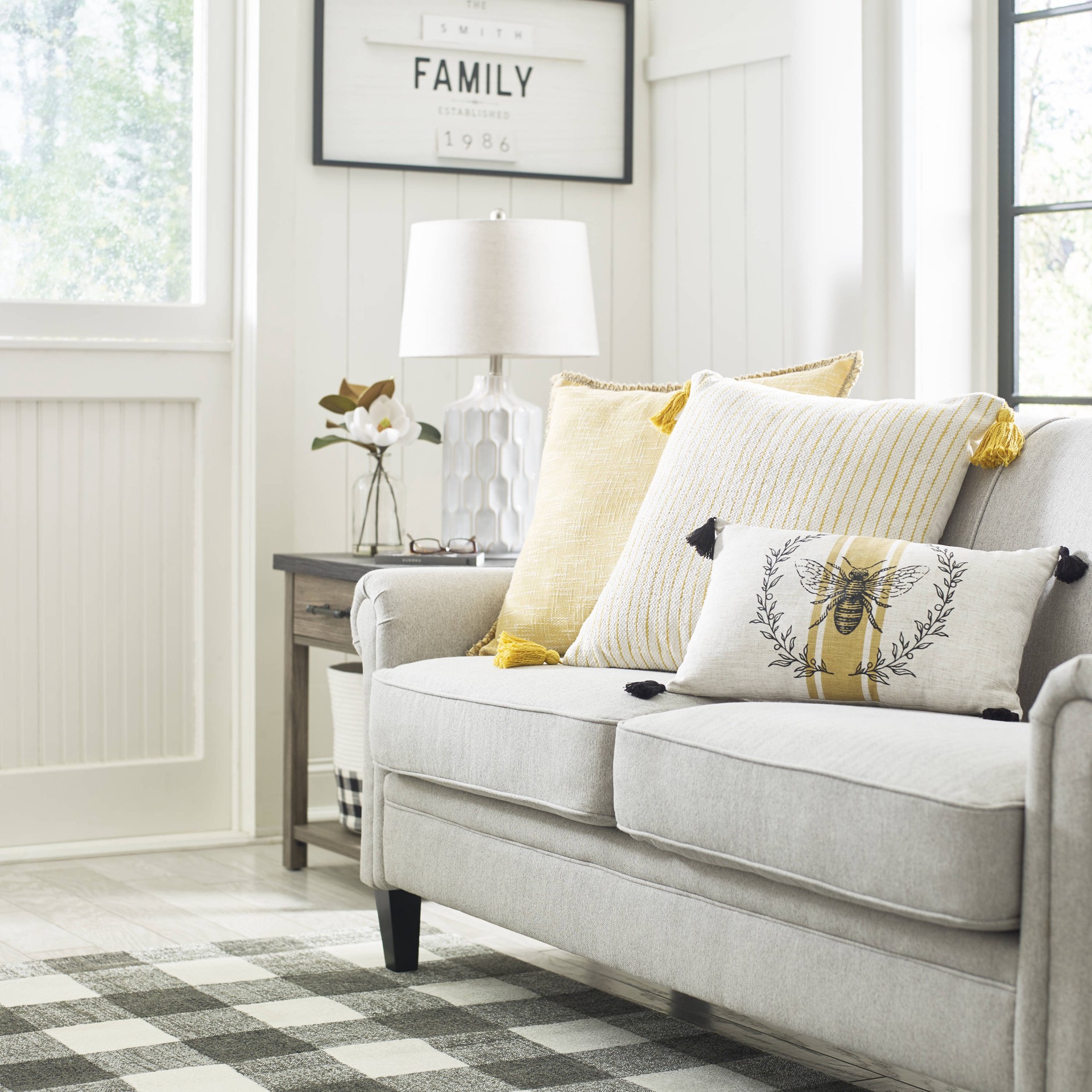 slide 2 of 6, allen + roth 25-in White Plug-in Ceramic Lamp Base, 1 ct