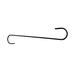 Style Selections 12-in Black Steel Traditional Plant hook(s)