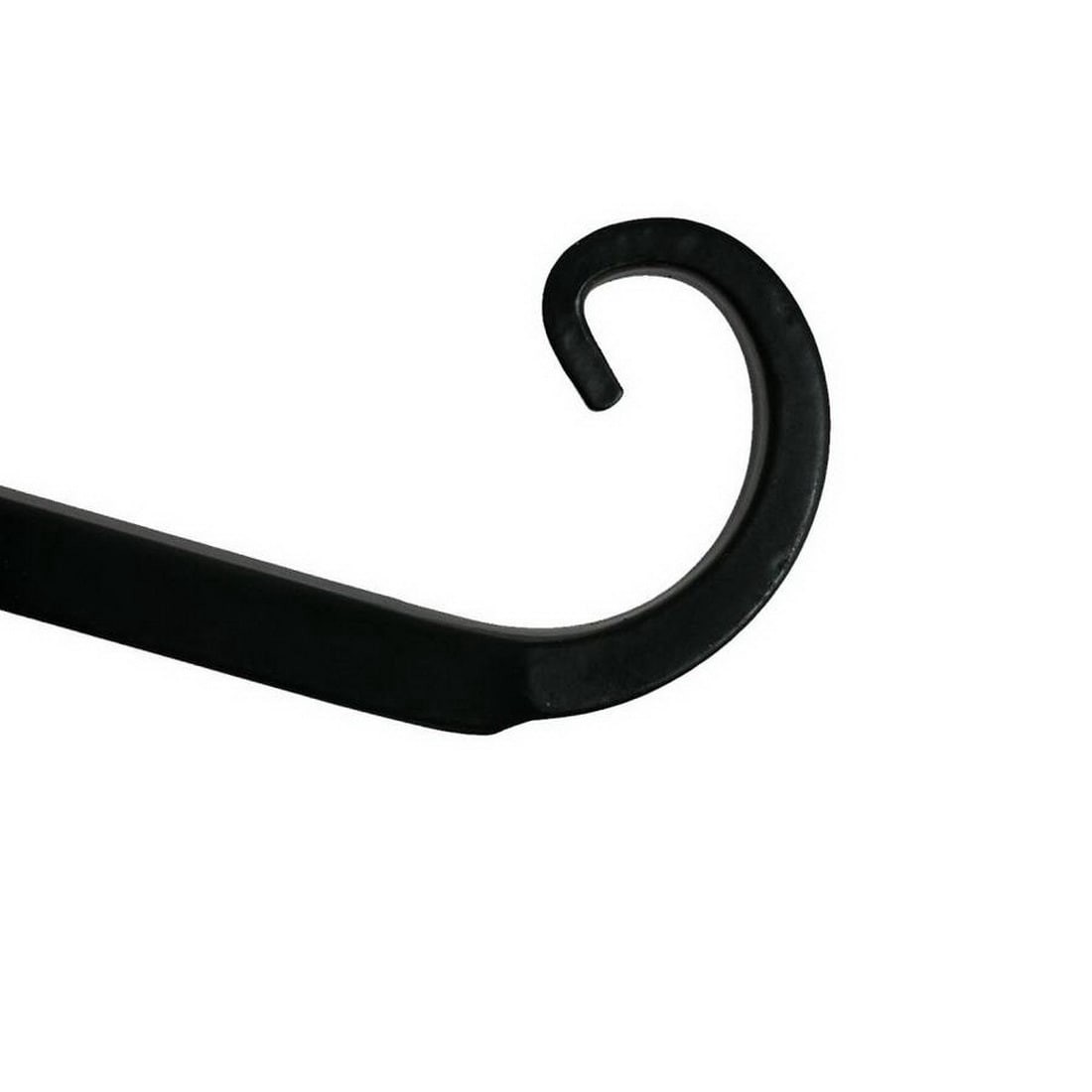 slide 6 of 6, Style Selections 12-in Black Steel Traditional Plant hook(s), 1 ct