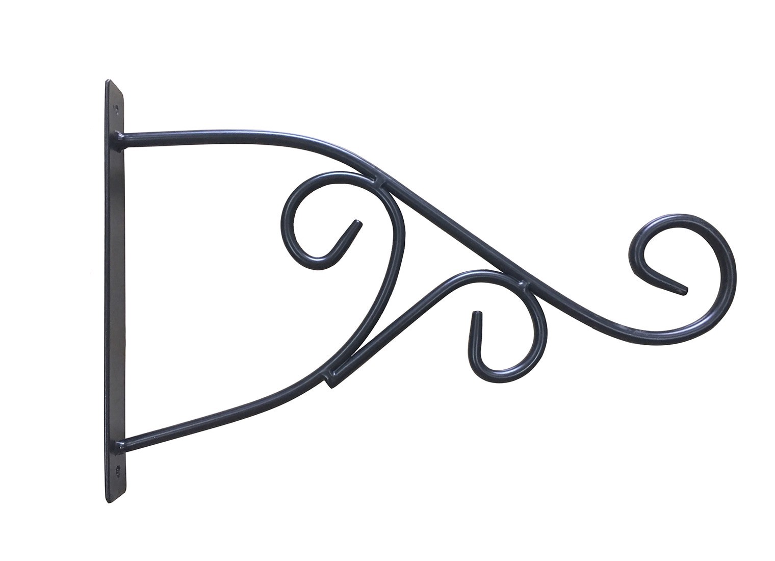 slide 1 of 6, Style Selections 13.75-in Black Steel Plant hook(s), 1 ct