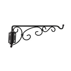 Style Selections 12.6-in Black Steel Plant hook(s)