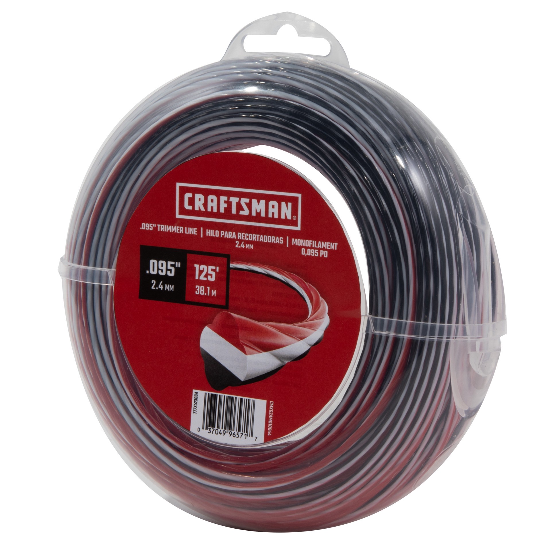 slide 2 of 4, CRAFTSMAN 0.095-in x 125-ft Bulk reel Trimmer Line, 1 ct