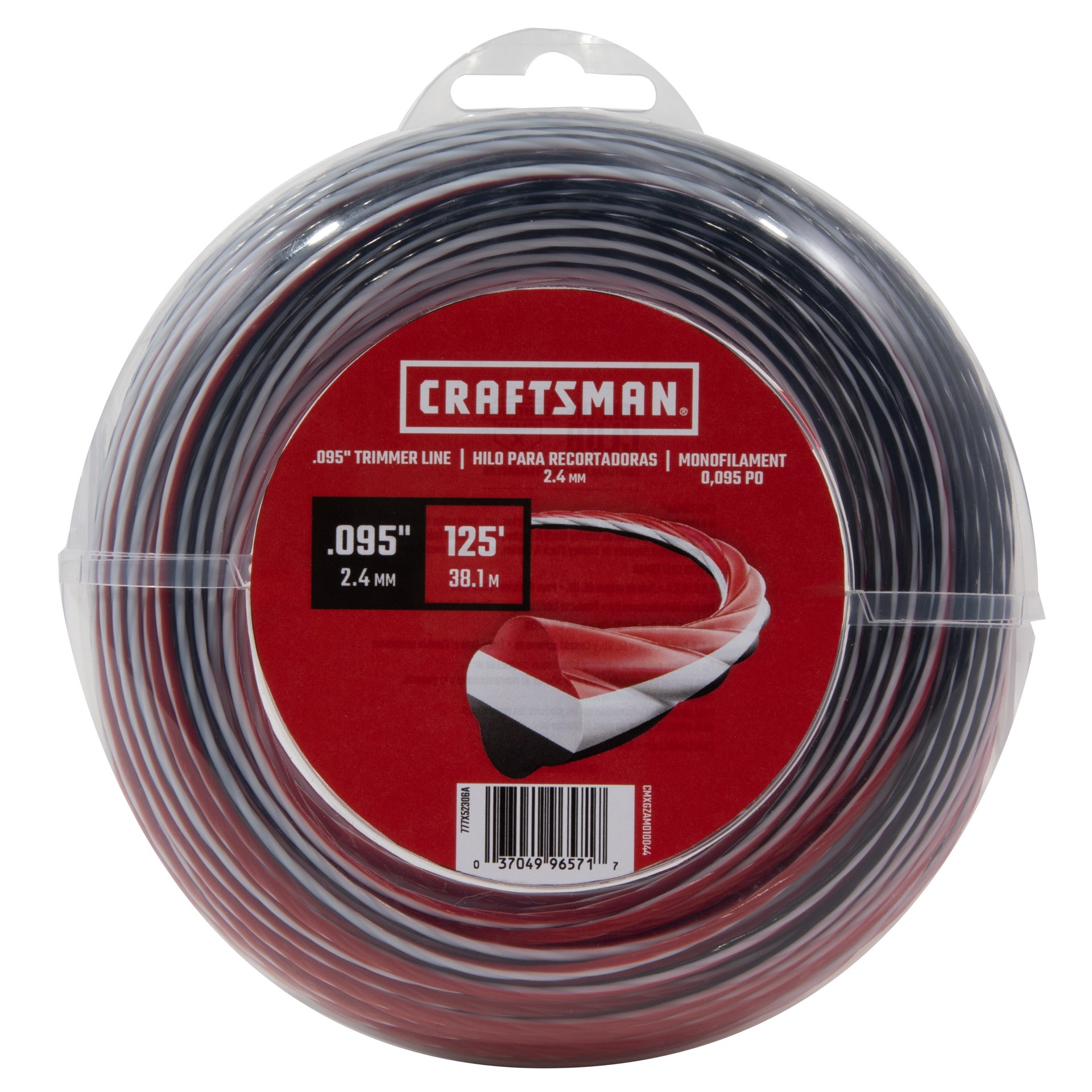 slide 1 of 4, CRAFTSMAN 0.095-in x 125-ft Bulk reel Trimmer Line, 1 ct