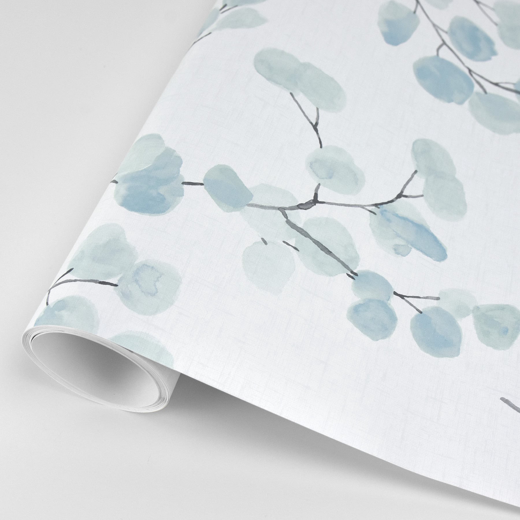 slide 2 of 6, Scott Living 30.75-sq ft Blue Green Vinyl Ivy/Vines Self-adhesive Peel and Stick Wallpaper, 1 ct