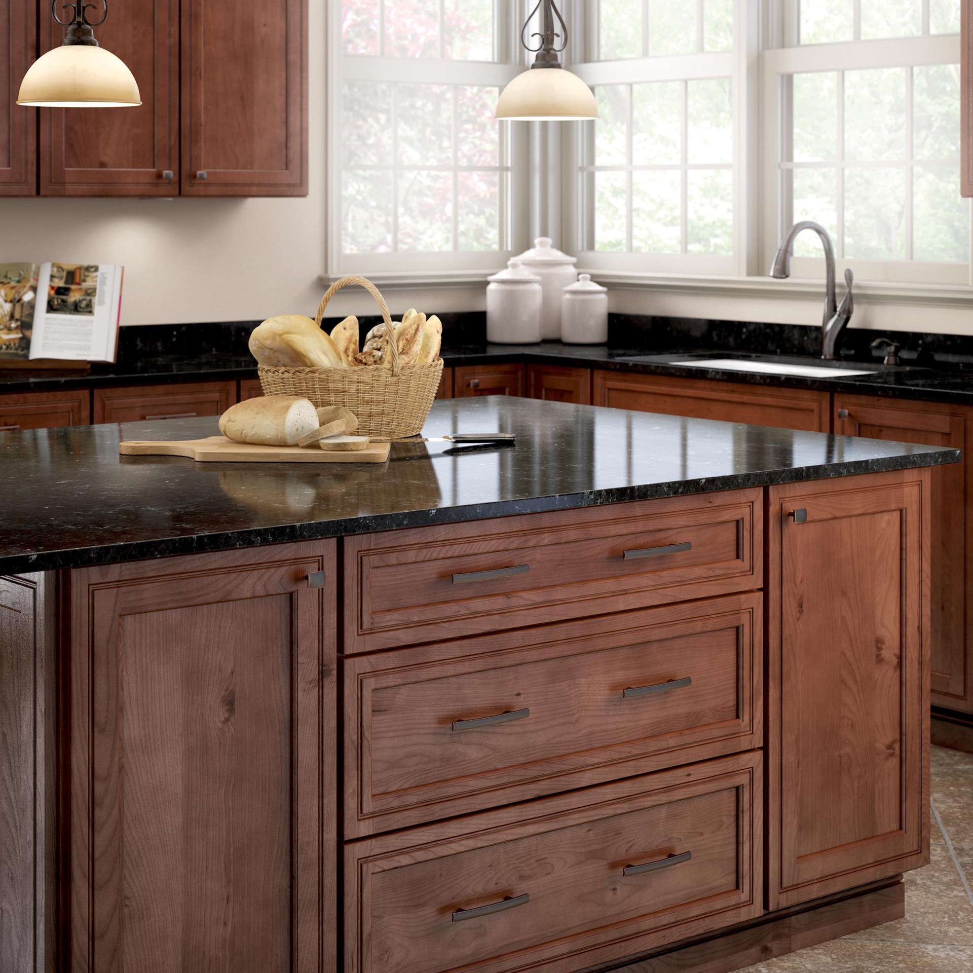 slide 4 of 6, allen + roth Amelia 3-3/4-in , 96mm Center to Center Bronze with Copper Highlights Arch Bar Drawer Pull, 1 ct