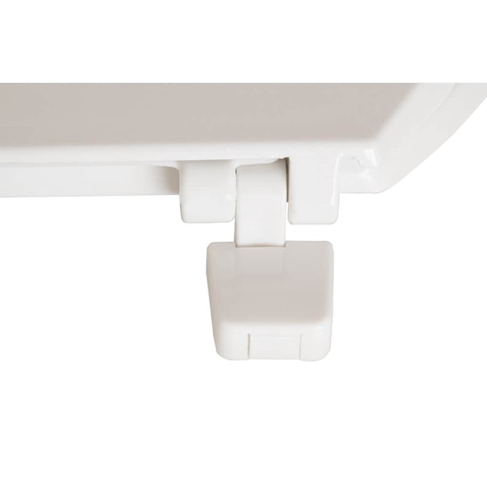 slide 3 of 5, Project Source Plastic White Round Toilet Seat, 1 ct