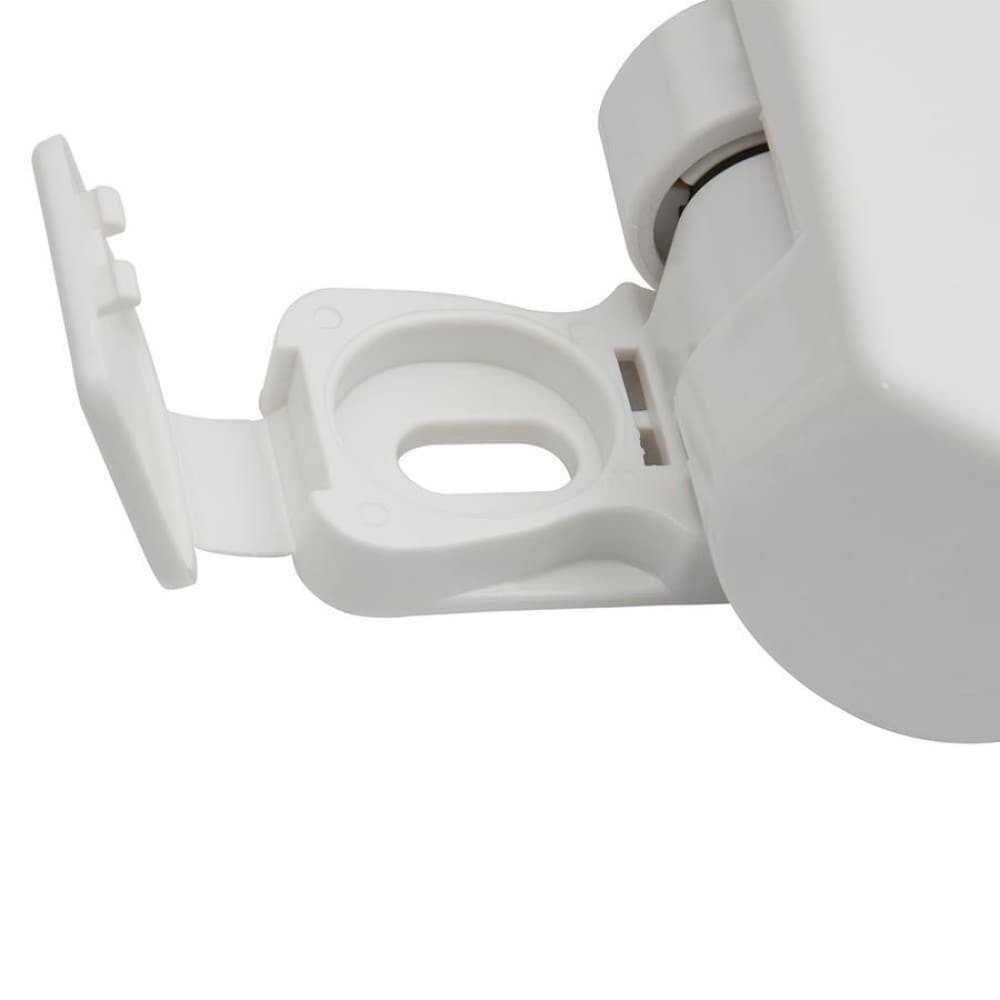 slide 4 of 6, Project Source Plastic White Elongated Soft Close Toilet Seat, 1 ct