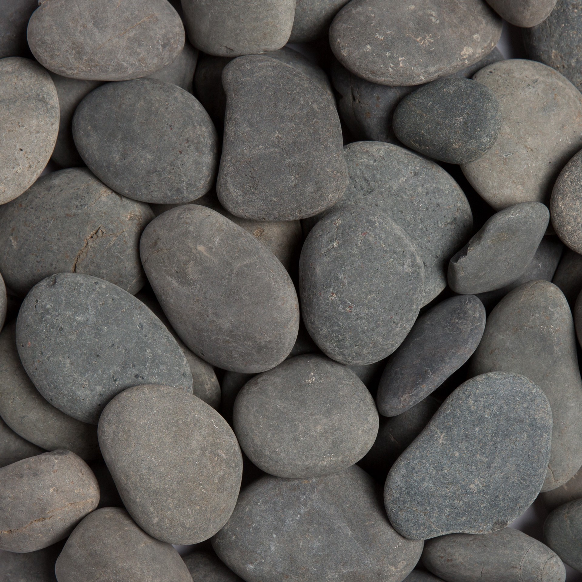 slide 3 of 6, Beach Pebble Company 0.4 Cubic feet 30-lb Gray Mexican beach pebbles ( 0.5 - 3.0-in Rock Size ), 1 ct