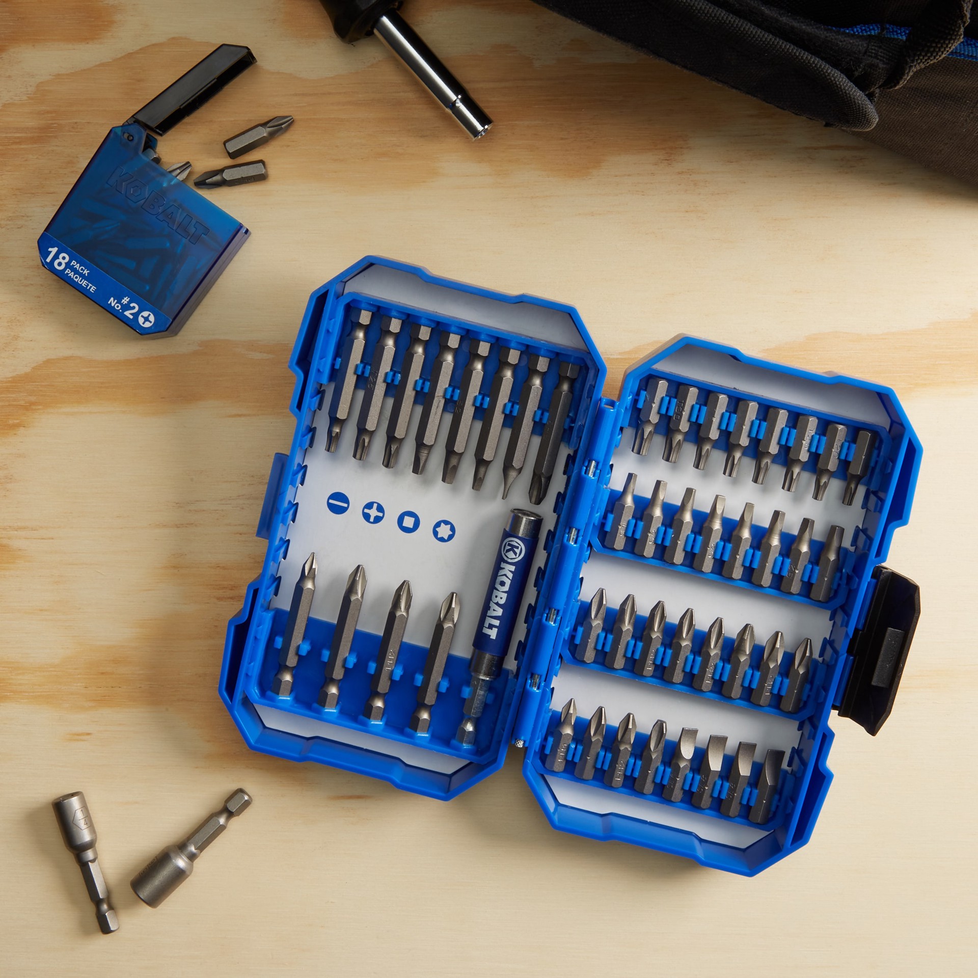slide 5 of 6, Kobalt Screwdriver Bit Set 65 -Piece, 1 ct