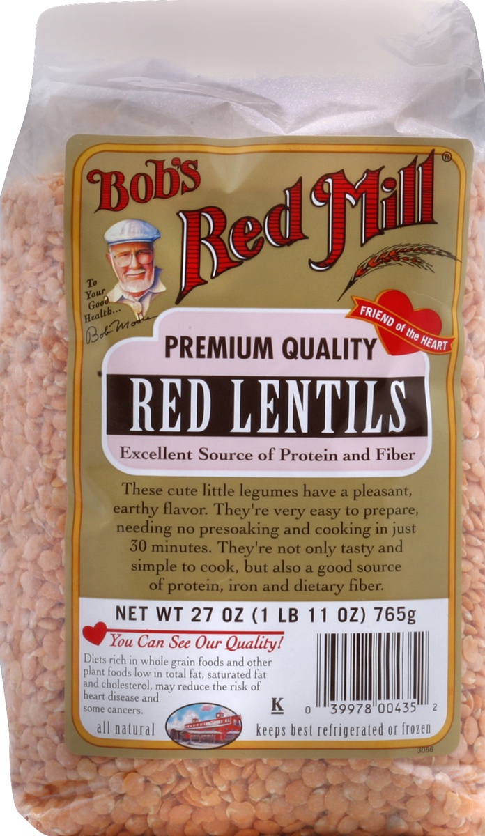 slide 3 of 5, Bob's Red Mill Lentils 27 oz, 27 oz