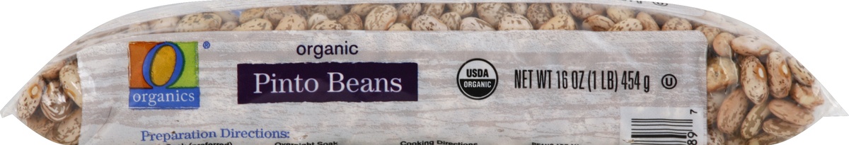 slide 2 of 5, O Organics Organic Beans Pinto, 16 oz