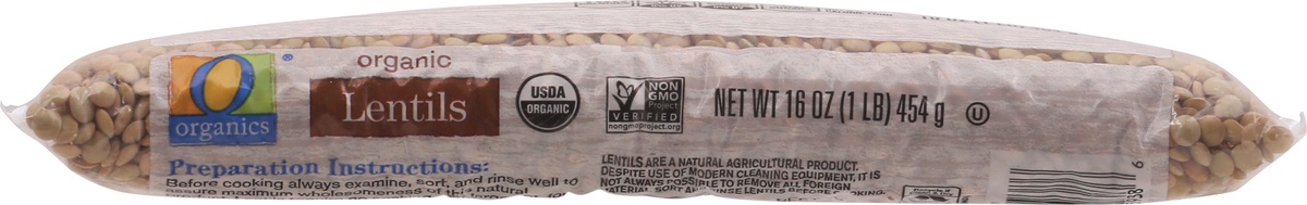 slide 3 of 9, O Organics O Orgnc Lentils, 16 oz