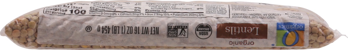slide 9 of 9, O Organics O Orgnc Lentils, 16 oz