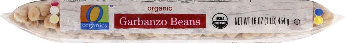 slide 5 of 5, O Orgnc Beans Garbanzo, 