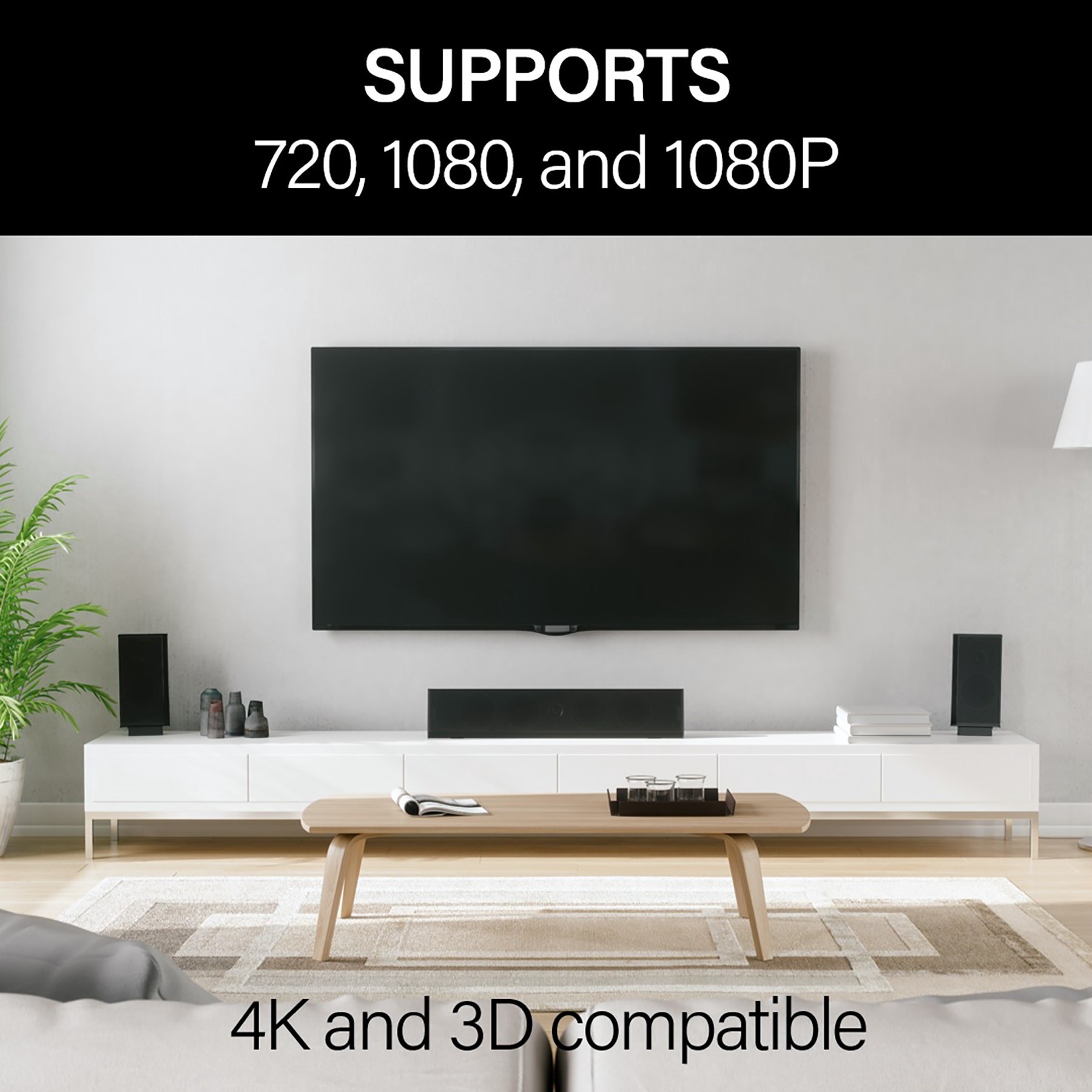 slide 4 of 6, Legrand Zinc 4-way coax Video Cable Splitter, 1 ct