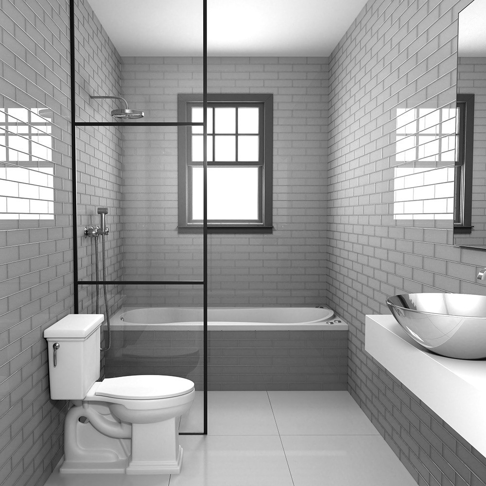 slide 3 of 6, Elida Ceramica Grey 3-in x 12-in Glossy Glass Subway Wall Tile ( 0.24-sq ft Piece ), 1 ct